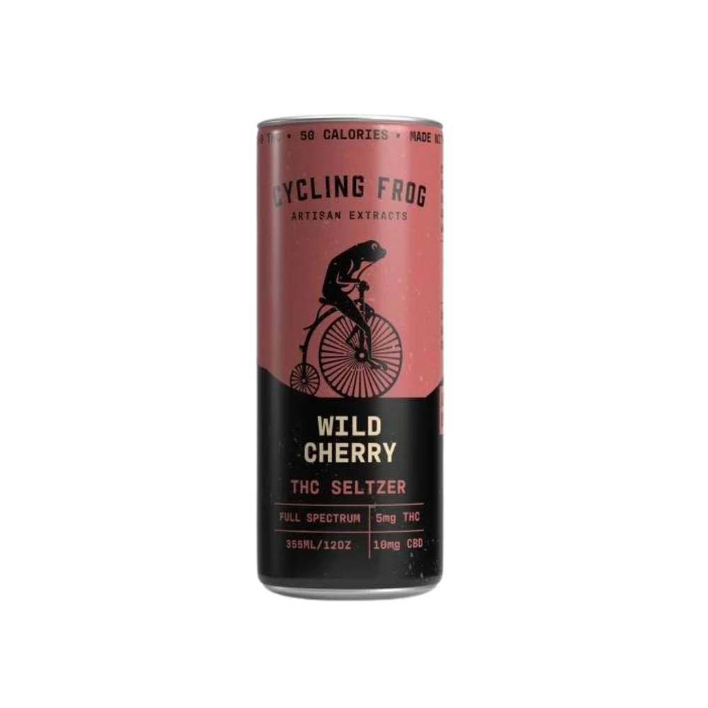 Cycling Frog Seltzer Wild Cherry 5mg THC | 10mg CBD