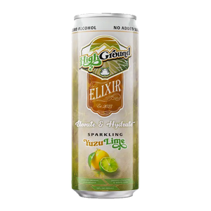 High Ground Elixir Mushroom Seltzer - Yuzu Lime 12oz