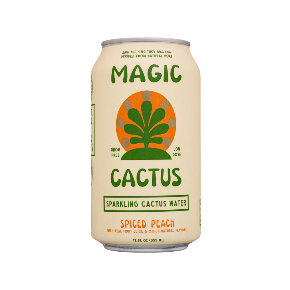 Magic Cactus Spiced Peach | 2mg THC/4mg THCV/6mg CBD