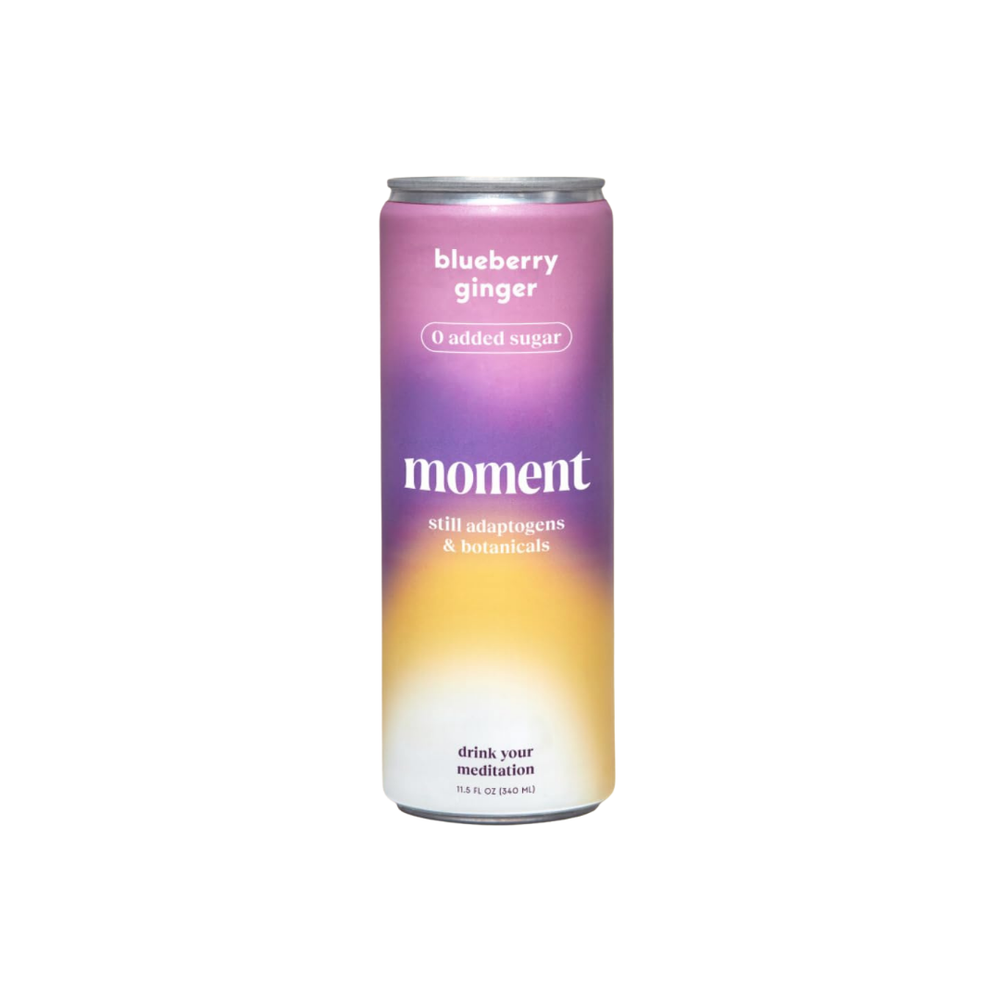 MOMENT Still Adaptogens & Botanical Drink -  Blueberry Ginger