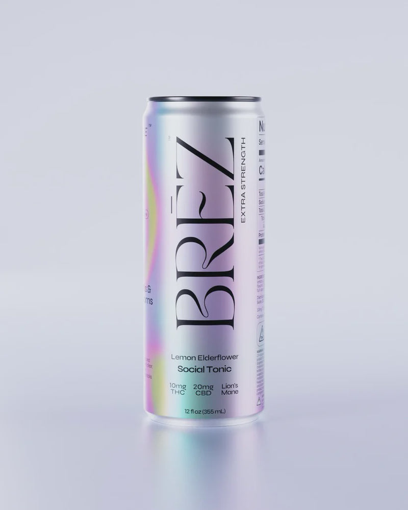 BRĒZ - 10mg Cannabis and Mushrooms Social Tonic