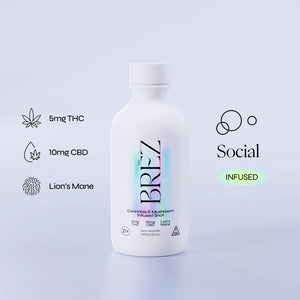 BRĒZ Shots - 5mg Cannabis and Mushrooms Social Tonic
