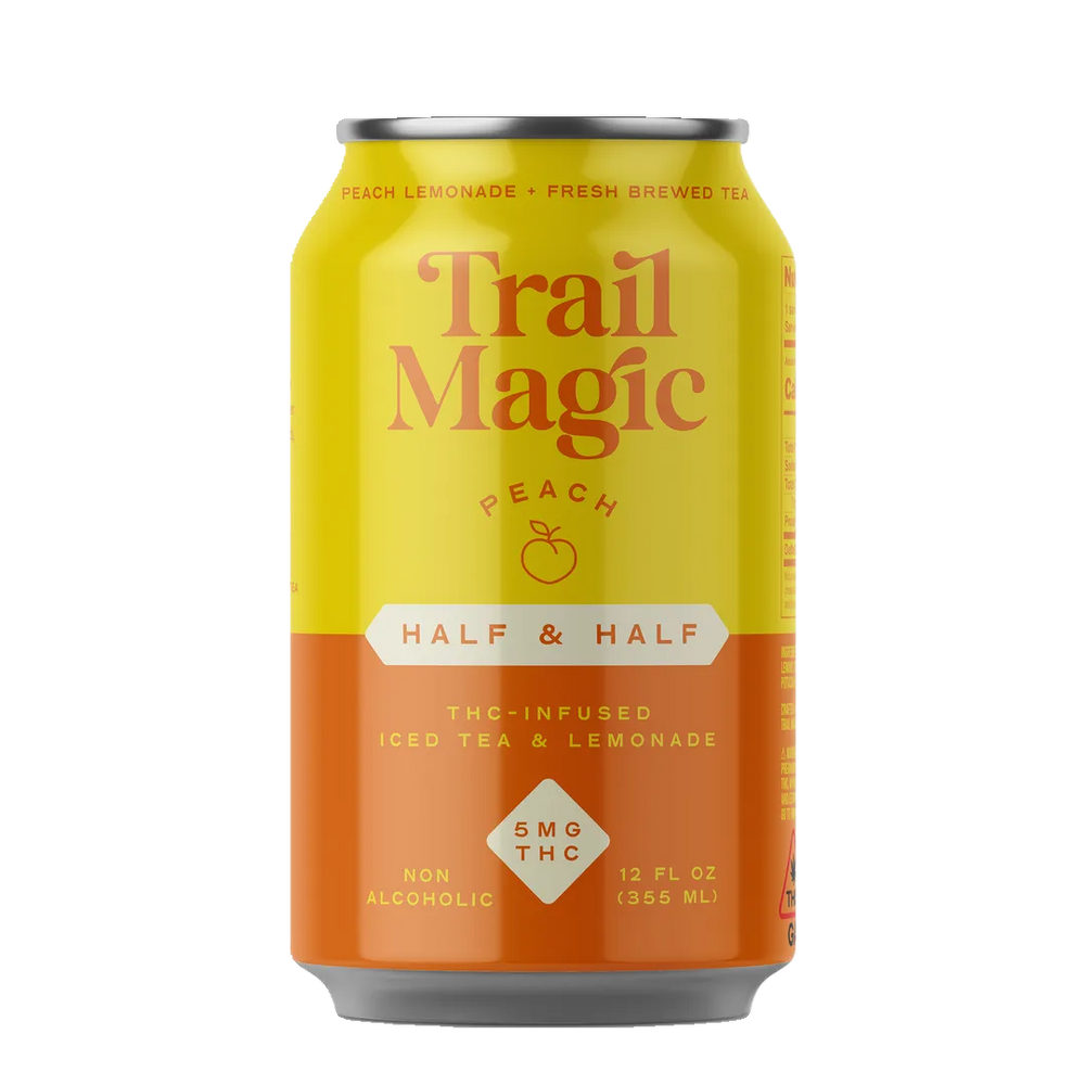 Trail Magic Half and Half Peach– 5mg THC