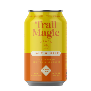 Trail Magic Half and Half Peach– 5mg THC